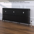 CI-RC660-30-MET-NAT-CAST-LS01 - Richmond 4 Column Victorian Cast Iron Radiator H660mm x W2382mm CI-RC660-30-MET-NAT-CAST-LS01 - Richmond 4 Column Victorian Cast Iron Radiator H660mm x W2382mm